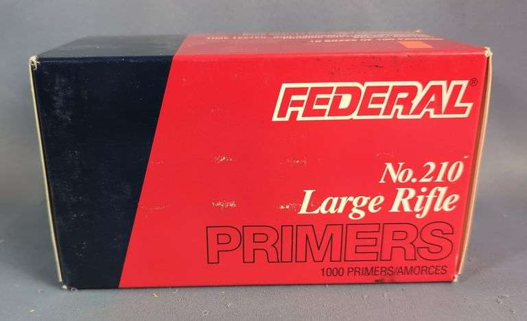 Federal Large Rifle Primers No. 210, Approx Qty 1000, Local Pickup Only image