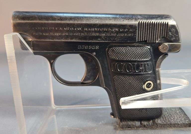 Colt 1908 Vest Pocket .25 Auto  Pistol SN# 336958, Manufactured 1924 image