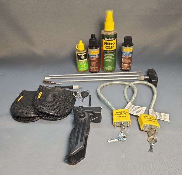 Folding Vertical Foregrip, Mag Pouches, Qty 2, Gun Oils And Solvents, Cleaning Rod, Project Childsafe Locks, Qty 2, And More image