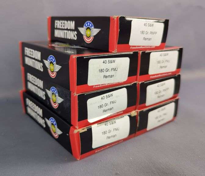 Freedom Munitions 40 S&W Ammunition, Approx 350 Rds, Local Pickup Only image