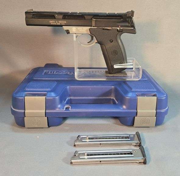 Smith & Wesson 22A-1 .22 LR  Pistol SN# UBS1686, 2 Total Mags, Paperwork, In Hard Case image