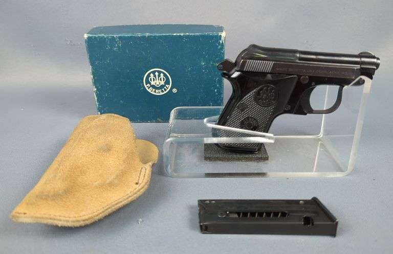 Beretta 950 BS .22 Short Pistol SN# BER20353 T, 2 Total Mags, With Holster, In Original Box image