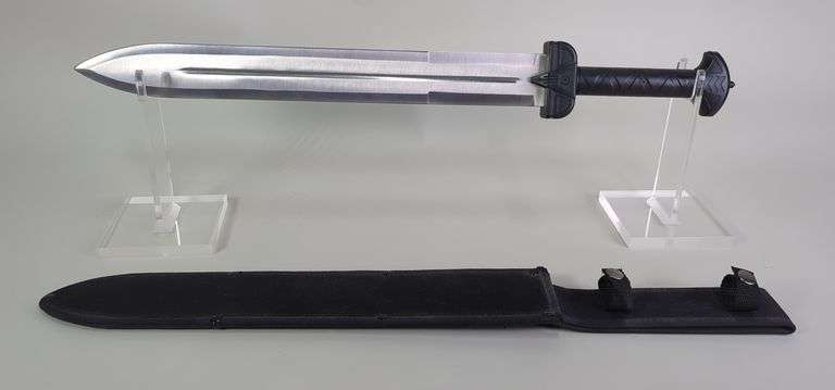 Roman Gladiator Style Sword With 17" Blade, In Nylon Sheath image