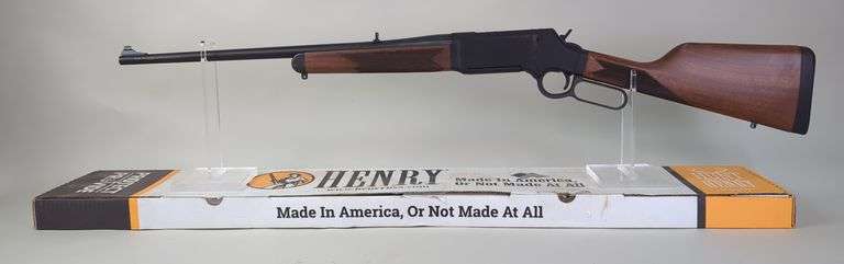 Henry  Long Ranger H014S-223 .223 Rem/ 5.56 Nato Lever Action Rifle SN# 223LRS02983, Walnut Stock, Iron Sights, Paperwork, In Box image
