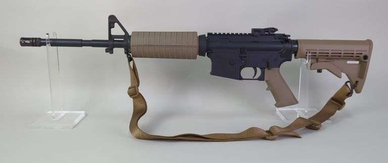 Anderson Mfg AM-15 5.56 Nato  Rifle SN# 18002094, 1:7 Twist, Adjustable Stock, Rear Flip Sight, Nylon Sling, No Mag image