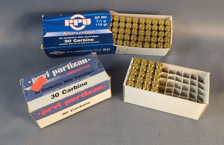 PPU And PRVI Partizan .30 Carbine Ammo, Approx 70 Rds, Local Pickup Only image