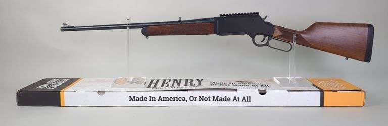Henry Long Ranger H014S-243 .243 Win Lever Action Rifle SN# 243LRS02132, Walnut Stock, Iron Sights, Paperwork, In Box image
