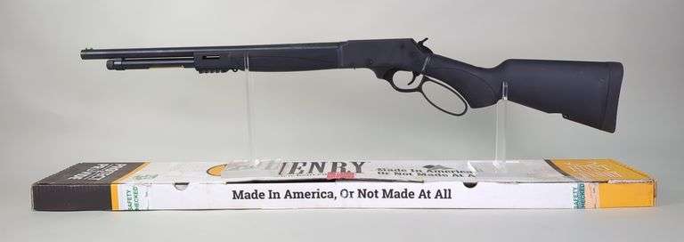 Henry  H018X-410 .410 ga Lever Action Shotgun SN# XFTL07482, 20" Bbl, Fiber Optic Front Sight, Paperwork, In Box image