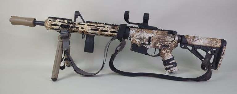 Palmetto State Armory PA-15 5.56 Nato  Rifle SN# SCD566056, 1:7 Twist, Scope Rings, Bipod, Adjustable Stock, Nylon Sling, No Mag image