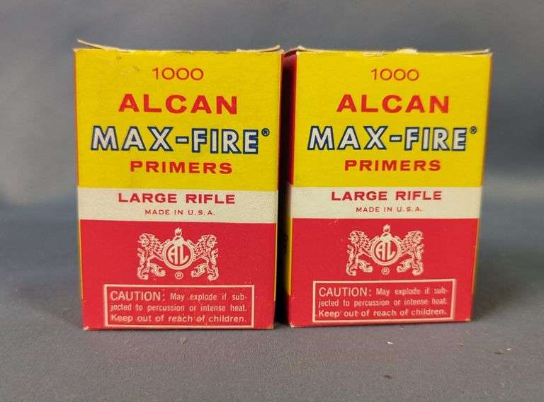 Alcan Max-Fire Large Rifle Primers, Approx Qty 2000, Local Pickup Only image