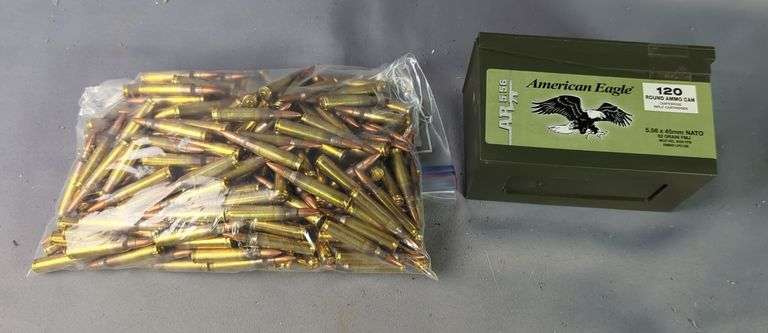 5.56 Nato Ammo, Approx 330 Rds, Some Are American Eagle, Local Pickup Only image