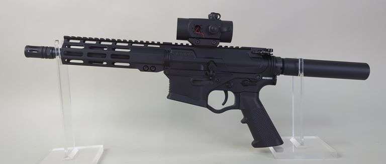American Tactical Omni Hybrid   Pistol SN# NS413605, Believed To be 5.56mm Cal, Truglo Sight With Missing Dial, No Mag image