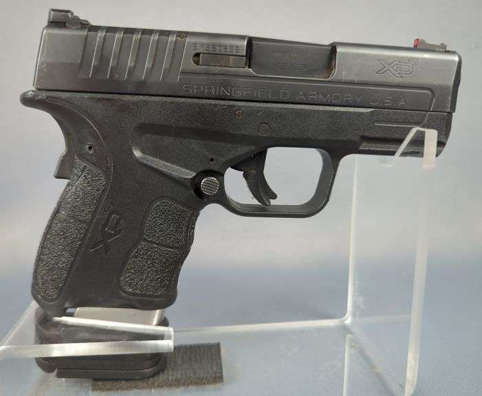 Croatia/ SI / Springfield Armory USA XDs 3.3 Mod2 .45 ACP Pistol SN# BY320632, Fiber Optic Front Sight image