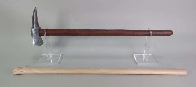 Pick Hammer, 26.75" Long, And Wood Axe Handle image
