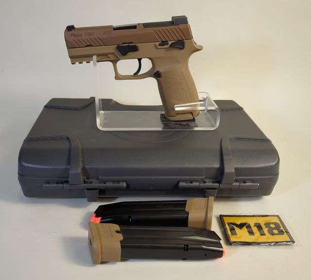 Sig Sauer P320 M18 9mm x 19  Pistol SN# M18A131566, 3 Total Mags, In Hard Case image