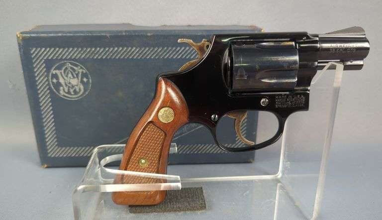 Smith & Wesson Airweight Model 37 .38 Spl 5-Shot Revolver SN# J181584, Never Fired, Cleaning Brush, Paperwork, In Original Box image