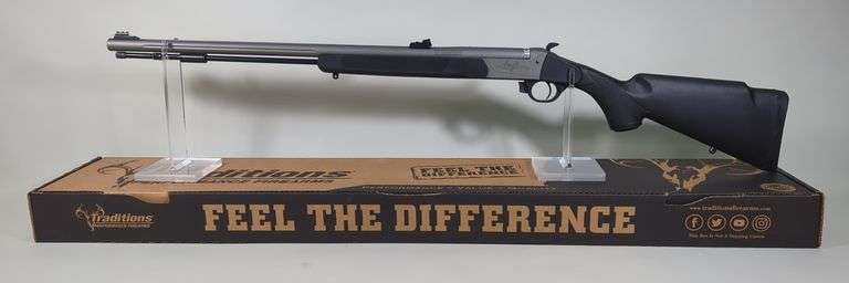 Ardesa/ Traditions Pursuit XT .50 Cal Black Powder Rifle SN# 14-13-036737-22, Fluted Bbl, Fiber Optic Sights, Paperwork, In Box image