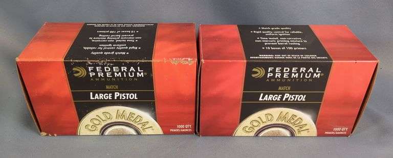 Federal Premium Large Pistol Match Primers No. GM150M, Approx Qty 2000, Local Pickup Only image