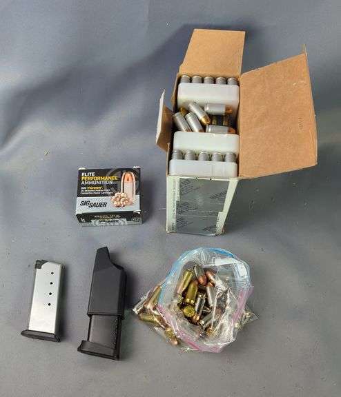 .45 Auto Ammo, Approx 252 Rds, Taurus And Springfield Armory Metal Mags, And Taurus Speed Loader, Local Pickup Only image
