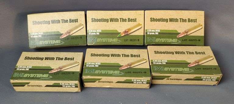 IMI Systems 5.56mm M193 Ammo, Approx 180 Rds, Local Pickup Only image