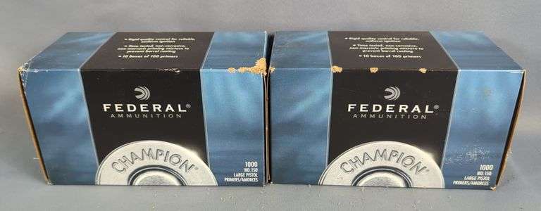 Federal Champion Large Pistol Primers No. 150, Approx Qty 2000, Local Pickup Only image