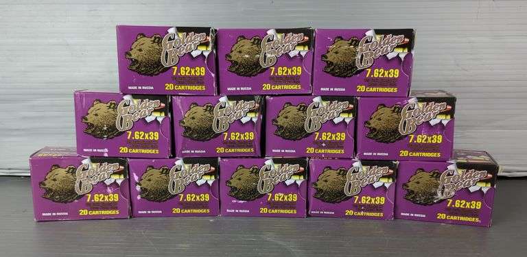 Golden Bear 7.62x39 Ammunition, Approx 240 Rds Total, Local Pickup Only image