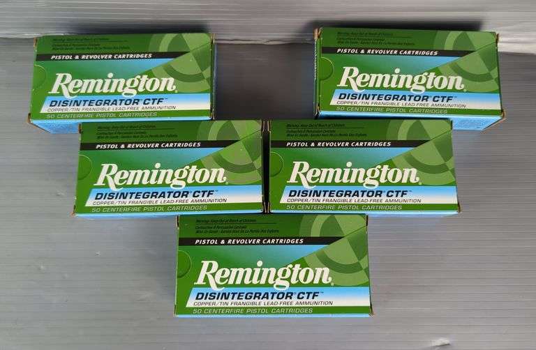 Remington Disintegrator CTF 357 Sig Pistol Cartridges, Approx 250 Rds, Local Pick Up Only image