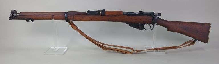 Lee Enfield/ CAI 1917 No. 1 Mk III .303 British Bolt Action Rifle SN# 68898, Leather Sling image