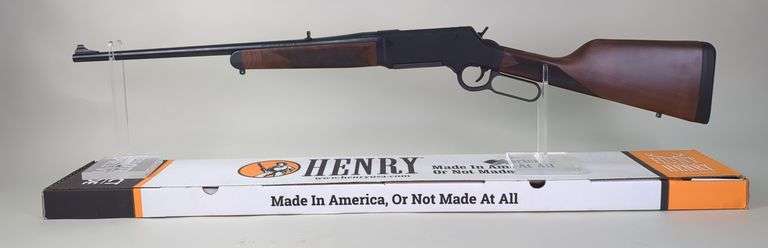 Henry  Long Ranger H014S-308 .308 Win Lever Action Rifle SN# 308LRS05915, Walnut Stock, Iron Sights, Paperwork, In Box image