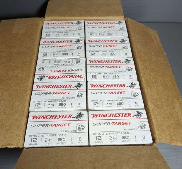 Winchester Super-Target 12 ga Ammo, Approx 250 Rds, Local Pickup Only image