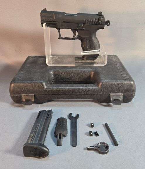 Carl Walther/ Smith & Wesson P22 .22 LR  Pistol SN# L048432, 2 Total Mags, Paperwork, In Hard Case image