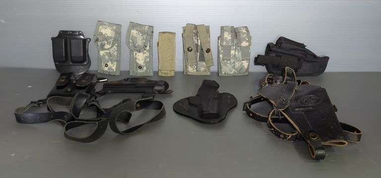 Holsters And Mag Pouches, Total Qty 10, See Description For Details image