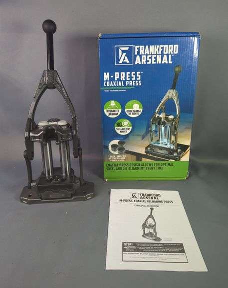 Frankford Arsenal M-Press Coaxial Reloading Press, Appears To Be Missing Wall Adapter image
