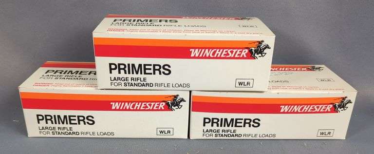 Winchester Large Rifle Primers For Standard Loads WLR, Approx Qty 3000, Local Pickup Only image
