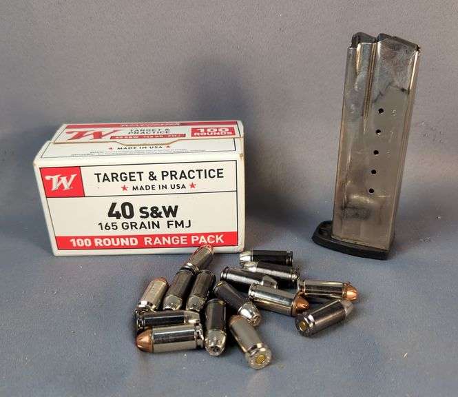 .40 S&W Ammo, Approx 115 Rds Including Winchester And More, And Smith & Wesson .40 S&W Mag, Local Pickup Only image