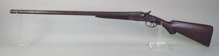 American Gun Company  Side By Side Shotgun SN# 54433, Unknown Cal, Choke Bored, No Lever To Open Chambers, Stock Broken By Lock image