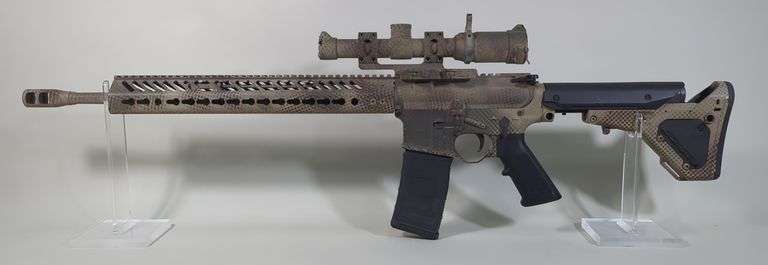 Bushmaster XM15-E2S .223-5.56mm Rifle SN# L462730, Nikon 1-4x20 Scope, Adjustable Stock, In Soft Case image