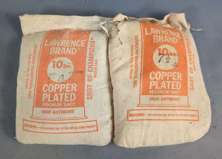 Lawrence Brand 10 lb Copper Plated Magnum Shot No. 4 And No. 7 1/2 image