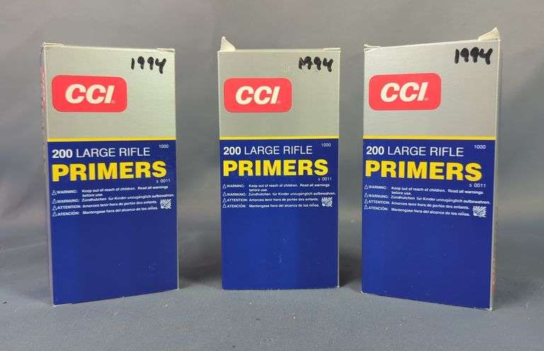 CCI Large Rifle Primers No. 200, Approx Qty 3000, Local Pickup Only image