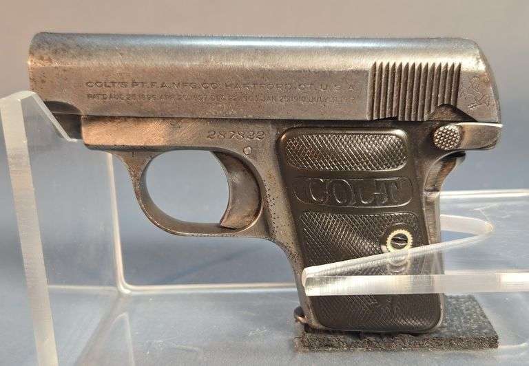 Colt 1908 Vest Pocket .25 Auto  Pistol SN# 287822, Manufactured 1921 image