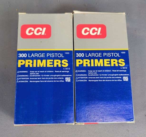 CCI Large Pistol Primers No. 300, Approx Qty 2000, Local Pickup Only image