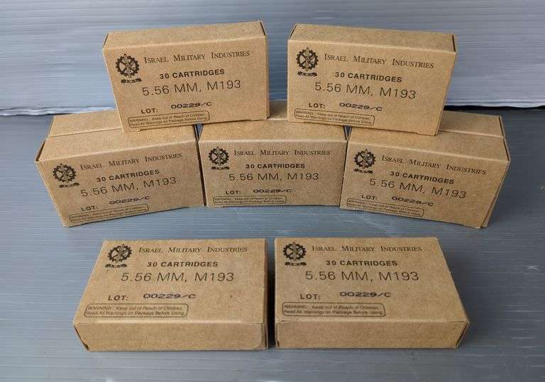 IMI 5.56mm M193 Ammunition, Approx 300 Rds, Local Pickup Only image