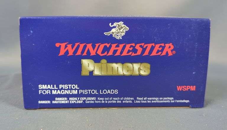 Winchester Small Pistol Magnum Load Primers No. WSPM, Approx Qty 1000, Local Pickup Only image