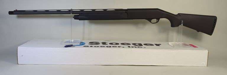 Stoger Turkey/ Stoeger Inc M3000 12 ga  Shotgun SN# 1300777, 28" Bbl, For 2 3/4" And 3" Shells, Fiber Optic Bead, Choke Tool, Paperwork, With Original Box, image