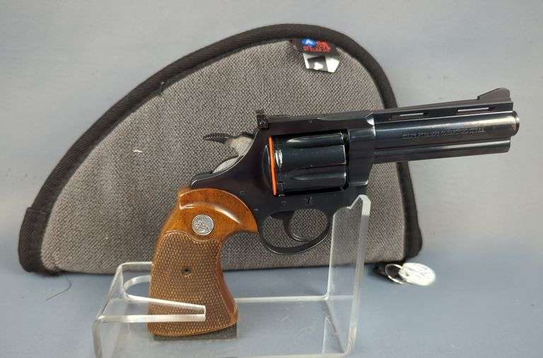 Colt Diamondback .38 Spl 6-Shot Revolver SN# D36537, Reblued By Colt, In Soft Case image