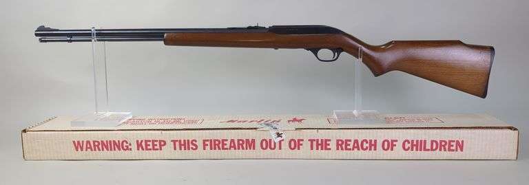 Marlin 60 .22 LR Rifle SN# 11344160, 1989 Mfg, 22" Bbl, 17 Rd Mag, Last Shot Bolt Holds Open, Paperwork, In Box image