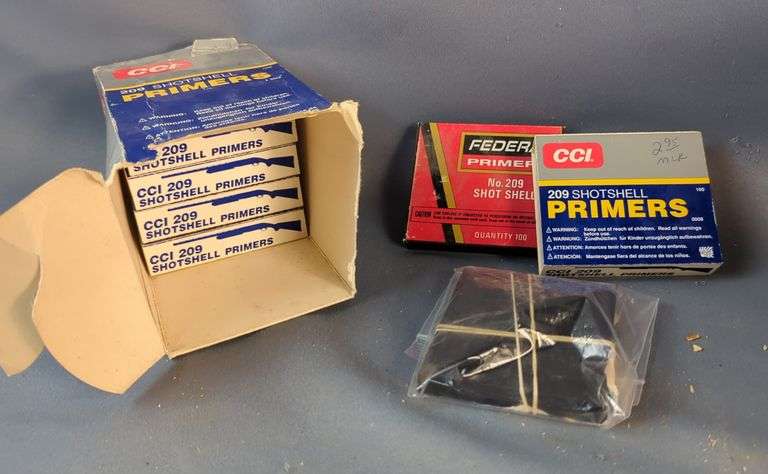 Federal And CCI Shotshell No. 209 Primers, Approx Qty 680, Local Pickup Only image