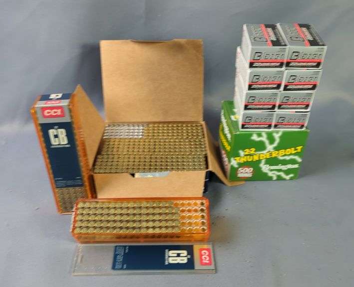 Blazer, Remington, And CCI .22 LR Ammo, Approx 1159 Rds, And CCI .22 CB Ammo, Approx 179 Rds, Local Pickup Only image