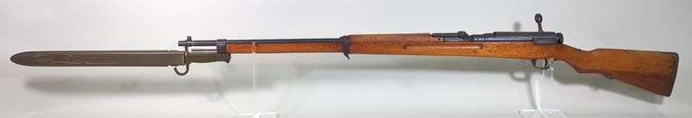 Japan Arisaka Bolt Action Rifle SN# 1764918, Full Mum, Bayonet With Scabbard, Dust Cover, Rear Band Loose image
