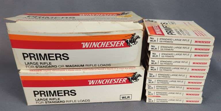 Winchester Large Rifle Primers For Standard Loads WLR, Approx Qty 2000, And Winchester Large Rifle Primers For Standard Or Magnum Loads WLR, Approx Qty 900, Local Pickup Only image